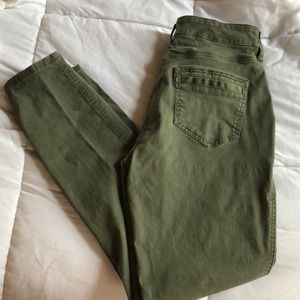 Ann Taylor Loft olive green pants